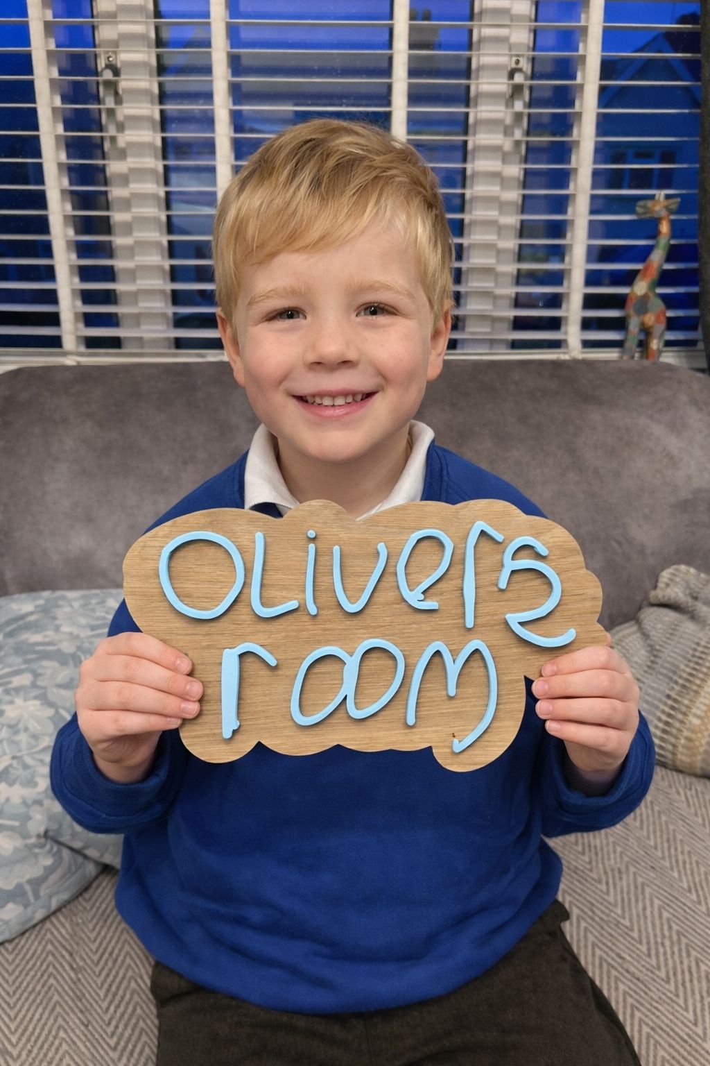 Child’s Handwriting Room Sign - Lots of Love